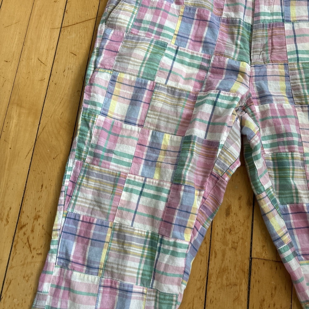 Vineyard Vines Breaker Pants Mens 33x31 Slim Fit Patchwork Plaid Preppy READ - Picture 2 of 14